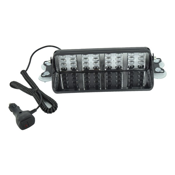 Lampa Led Stroboscopica Pentru Parbriz Rosu-Albastru Cod S32 48W 011119-10